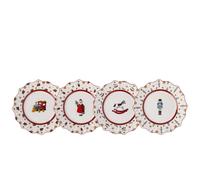 Villeroy & Boch Toy's Delight Set De Platos De Jubilación 4 Pzs. 24 Cm Navidad