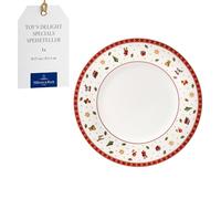 Villeroy & Boch - Toy's Delight Specials Plato llano, vajilla navideña de porcelana premium, motivo navideño juguetón, ideal para combinar y regalar, hecho en Alemania, apto para lavavajillas