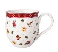 Villeroy & Boch - Toy's Delight taza con asa, 390 ml, taza pequeña de Navidad para café, bebidas calientes, taza Winter Toys, taza navideña de invierno, porcelana
