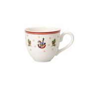 Villeroy & Boch 14-8585-1421 Taza de Moca o Espresso Toy's Delight, para Navidad, 100 ml, Porcelana, Blanco/Multicolor