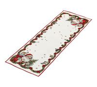 Villeroy & Boch - Toy's Fantasy Camino de Mesa XL, 49 x 143 cm, Textil de Mesa con decoración navideña de Papá Noel, de algodón y poliéster, Colorido, Grande, Lavable a máquina