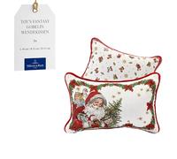 Villeroy & Boch - Toy's Fantasy Cojín Tapiz Reversible, Almohada, Papá Noel, Multicolor, 32 x 48 cm, Algodón, Lavable a máquina