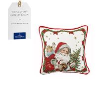 Villeroy & Boch - Toy's Fantasy Cojín Tapiz Reversible, Almohada, Papá Noel, Multicolor, 45 x 45 x 6,5 cm, algodón, Lavable a máquina