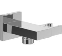 Villeroy & Boch Universal Showers conector angular con soporte cromo TVC00046300061