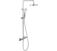 Villeroy & Boch Universal Showers conjunto de ducha a pared con termostato con rociador con efecto lluvia cromo TVS10900200061
