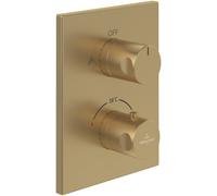 Villeroy & Boch Universal Taps & Fittings grifo de bañera y ducha empotrado con termostato oro TVD00065300076
