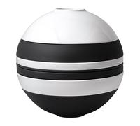 Villeroy & Boch La Boule Black & White, Juego De Vajilla De 7 Piezas Para Dos, Porcelana Premium