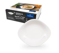 Villeroy & Boch Vapiano Plato de Pasta, Porcelana Premium, 26 x 21 cm, 2 Piezas