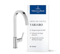 Villeroy & Boch Variaro grifo de cocina alta presión, 306 mm - Cromo