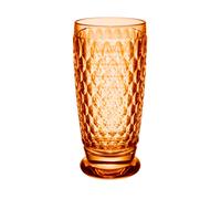 Villeroy & Boch Vaso Largo Boston Apricot, Vaso De Cristal De Color Naranja, Capacidad 300Ml