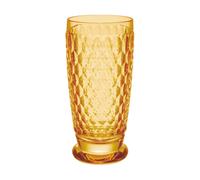 Villeroy & Boch - Boston Safron vaso largo, 300 ml, vaso de cristal para cócteles, apto para lavavajillas, amarillo