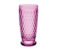 Villeroy & Boch - Boston Berry vaso largo, 300 ml, vaso de cristal para cócteles, apto para lavavajillas, rosa