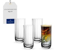 Villeroy & Boch - Vaso de tubo Rose Garden, set de 4, 300 ml, cristal