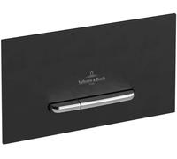Villeroy & Boch VB ViConnect 9221 - Pulsador para inodoro (253 x 145 x 20 mm), color negro mate