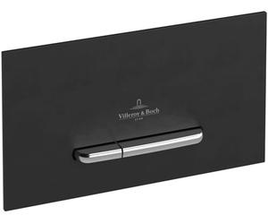 Villeroy & Boch VB ViConnect 9221 - Pulsador para inodoro (253 x 145 x 20 mm), color negro mate