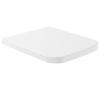 Villeroy & Boch Venticello asiento de inodoro, cierre rápido, SoftClose, 377x455x41mm, 8M22S101, Color: blanco alpino