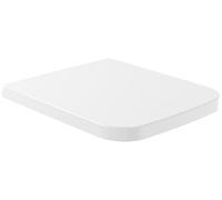 Villeroy & Boch Venticello - Asiento de inodoro cuadrado con cierre suave - Plástico termoendurecible extraíble e irrompible - Pieza original - Blanco alpino brillante