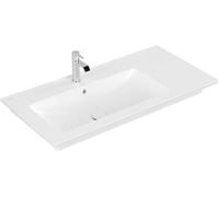 Villeroy & Boch Venticello lavabo 100x50 cm rectangular clásico-para mueble-con encimera blanco 4134L1RW