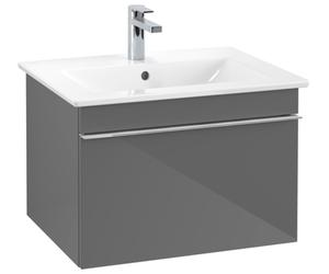 Villeroy & Boch Venticello Módulo de lavabo, 603x420x502mm, A93301FP, Color: Gris brillante, mango: cromado brillante