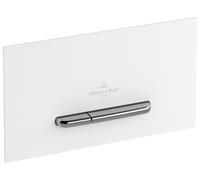 Villeroy & Boch ViConnect placa de accionamiento de inodoro, doble descarga, 260x150x66mm, blanco, 92216168