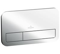 Villeroy & Boch ViConnect, Placa de accionamiento del WC 200S, 2 cisternas, 92249061, Color: Cromado