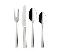 Villeroy & Boch – Set de cubiertos Victor 24 piezas Plata/Platino, inoxidable, apto lavavajillas
