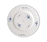 Villeroy & Boch Vieux Luxembourg Plato de desayuno, 21 cm, Porcelana Premium, Blanco/Azul