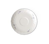 Villeroy & Boch Vieux Luxembourg Plato para Taza de té, 16 cm, Porcelana Premium, Blanco/Azul