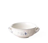 Villeroy & Boch Vieux Luxembourg Tazón para Sopa, 400 ml, Porcelana Premium, Blanco y Azul