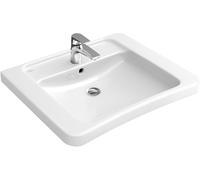 Villeroy & Boch Vita lavabo 65x55 cm rectangular clásico para discapacitados blanco 51786801