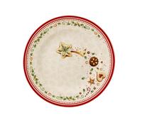 Villeroy & Boch Winter Bakery Delight 1486122642 Plato de Desayuno, Porcelana, Rojo, 19.600000000000001x19.600000000000001x4.5999999999999996 cm