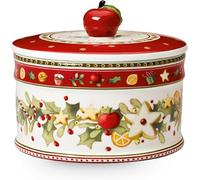 Villeroy & Boch Bote de galletas Winter Bakery M. 0.55 L Blanco-rojo