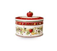 Villeroy & Boch Winter Bakery Delight Caja para Galletas Mediana de 11 x 13 cm, Porcelana, Multicolor, 13 x 17 x 6 cm