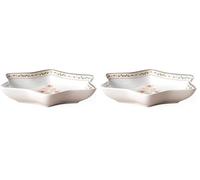 Villeroy & Boch , Winter Bakery Delight Fuente Para Servir Rojo, Apto Para Microondas, Navidad, Decoración, Cuenco Ceramica, Bol, Bowl Ceramica, Premium Porcelain (Paquete de 2)