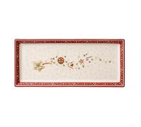 Villeroy & Boch Winter Bakery Delight Plata para Torta de 39 x 17 cm, Porcelana, Multicolor, 39x17x5 cm