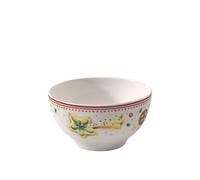 Villeroy & Boch , Winter Bakery Delight Tazón Para Cereales Rojo, Apto Para Lavavajillas, Apto Para Microondas, Navidad, Bol De Cereales, Cuenco Ceramica, Cuenco Desayuno, Premium Porcelain