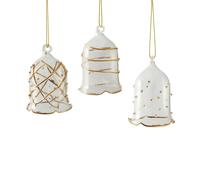 Villeroy & Boch Winter Collage Accessoires Campana de Vidrio Oro Set 3-tlg