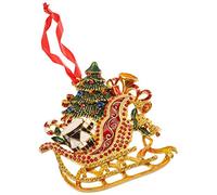 Villeroy & Boch Winter Collage Accessoires Colgante de metal con motivo de trineo, varios colores, 12 cm