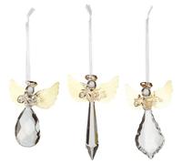 Villeroy & Boch Winter Collage Accessoires Colgantes de vidrio ángel, set de 3 21x11,5x3cm