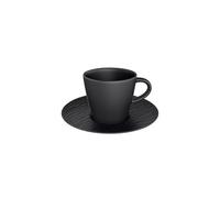 Villeroy Y Boch Taza Espresso Con Plato Manufacture Rock Noir 1042391411