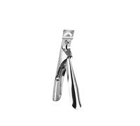 ViLLeX Cortauñas Plata Acero Inoxidable Tipo U Puntas de uñas Cortauñas Cortador de Bordes Uñas Falsas Corte de Palabras en U for Herramienta de Puntas de uñas Falsas Redondas/cuadradas