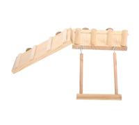 VILLFUL 1 Juego Escalera para Hámster Plataforma Decorativa y Resistente para Chinchillas Juguete para Roedores Accesorio para Jaulas de Mascotas Pequeñas