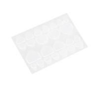 VILLFUL 10 hojas Pegatinas para Uñas Transparentes Doble Cara Adhesivo Fuerte para Uñas Postizas de Dedo del Herramienta de Nail Art para Manicura y Pedicura