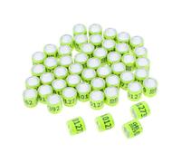 VILLFUL 10 Piezas Anillos de Identificación para Anillos de Carrera Numerados de Patas Ligeras para de Resistentes al Desvanecimiento Cumplimiento de Gestión y Distinción