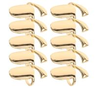 VILLFUL 10 Piezas Anillos Retro Dorados para Uñas Apertura Punta del Dedo, Ajustables y Cómodos para Eventos Sociales y Trabajo Diario