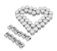 VILLFUL 100 Piezas Anillas de Identificación para Anillos de Pies para Pollos y Material Resistente y Cumple con Normativa para Extranjeras