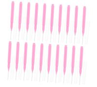 VILLFUL 100 Piezas Cepillo Interdental Cepillo Interproximal Palos Interdentales Palillo De Dental Cepillo De Entre Cepillos De Limpieza De Rosa Páginas