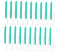 VILLFUL 100 Piezas Cepillo Interdental Palos Interdentales Herramienta De Limpieza De Cepillo De Interproximal De Acero Inoxidable 304