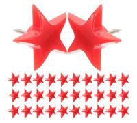 VILLFUL 100 piezas Chinchetas Estrella Coloridas para Corcho Tachuelas Pequeñas para Tablón de Anuncios Marcadores Decorativos para Oficina y Aula