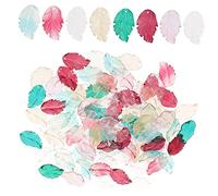 VILLFUL 100Pcs Making DIY Leaf Bracelet Hoja Leaves Jewelry Supplies Charms Cristal Bricolaje Spacer Para Cuentas Suministros Colgante For Colgantes Encantos Charm Adultos Bead Vidrio